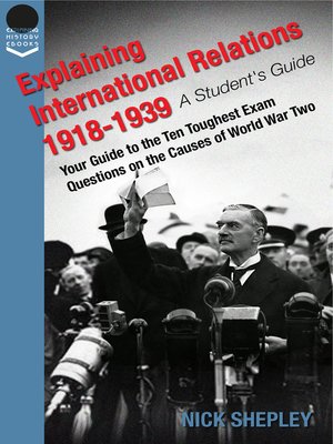 cover image of Explaining International Relations 1918-1939